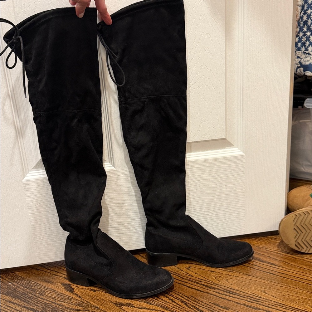 Charles By Charles David Black Over-the-Knee Boots